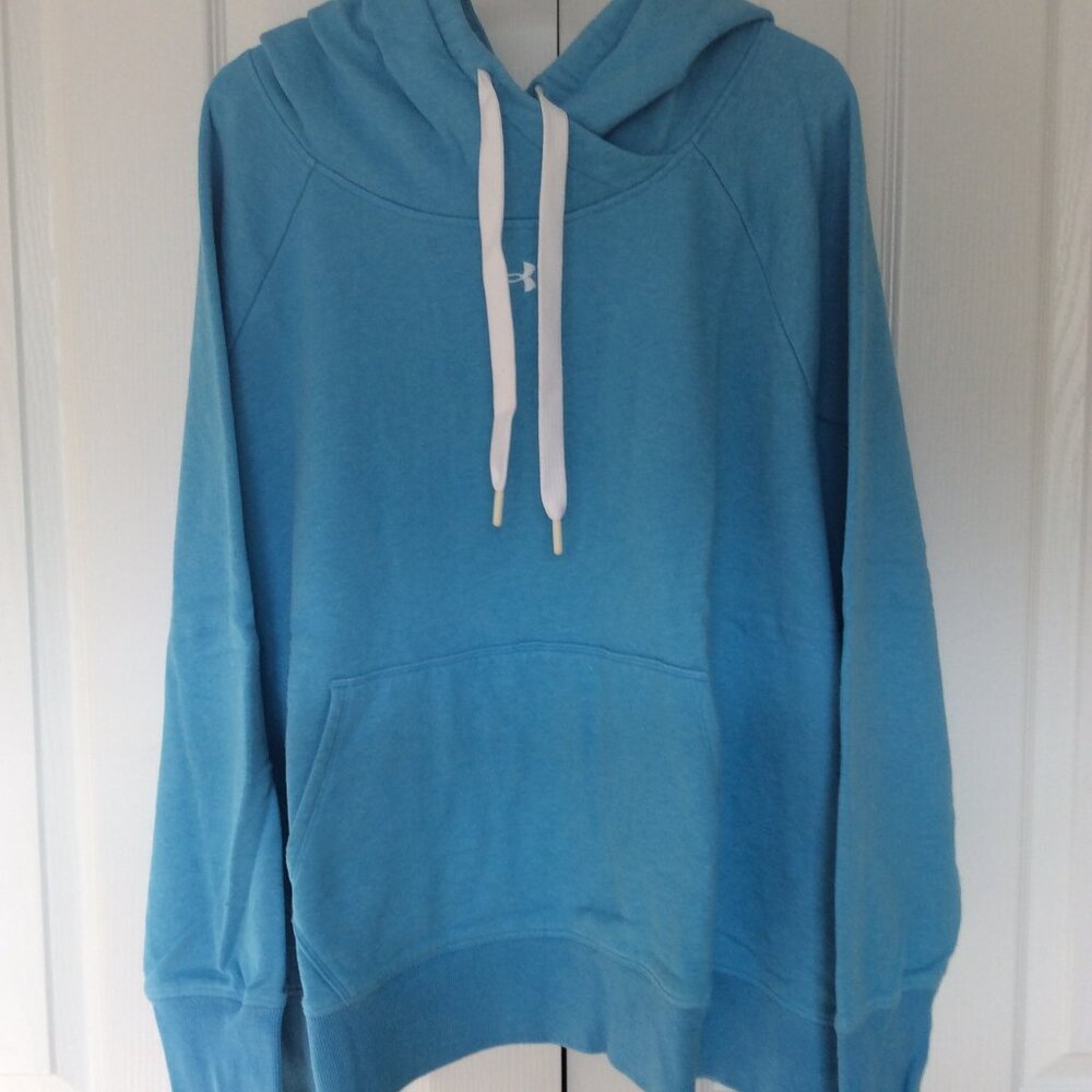 Under Armour Womens Ocean Blue Hoodie, Plus Size 3X